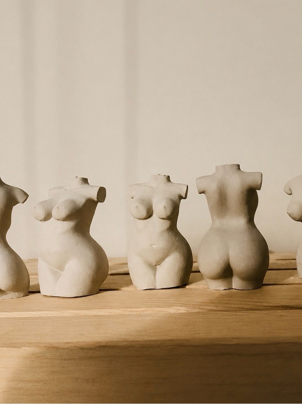 Minimalist Modern Art Female Body Sculpture